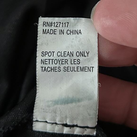 Mark + James by Badgley Mischka Sequin Trim Mini Dress Womens M Black Knot Front - Picture 6 of 6